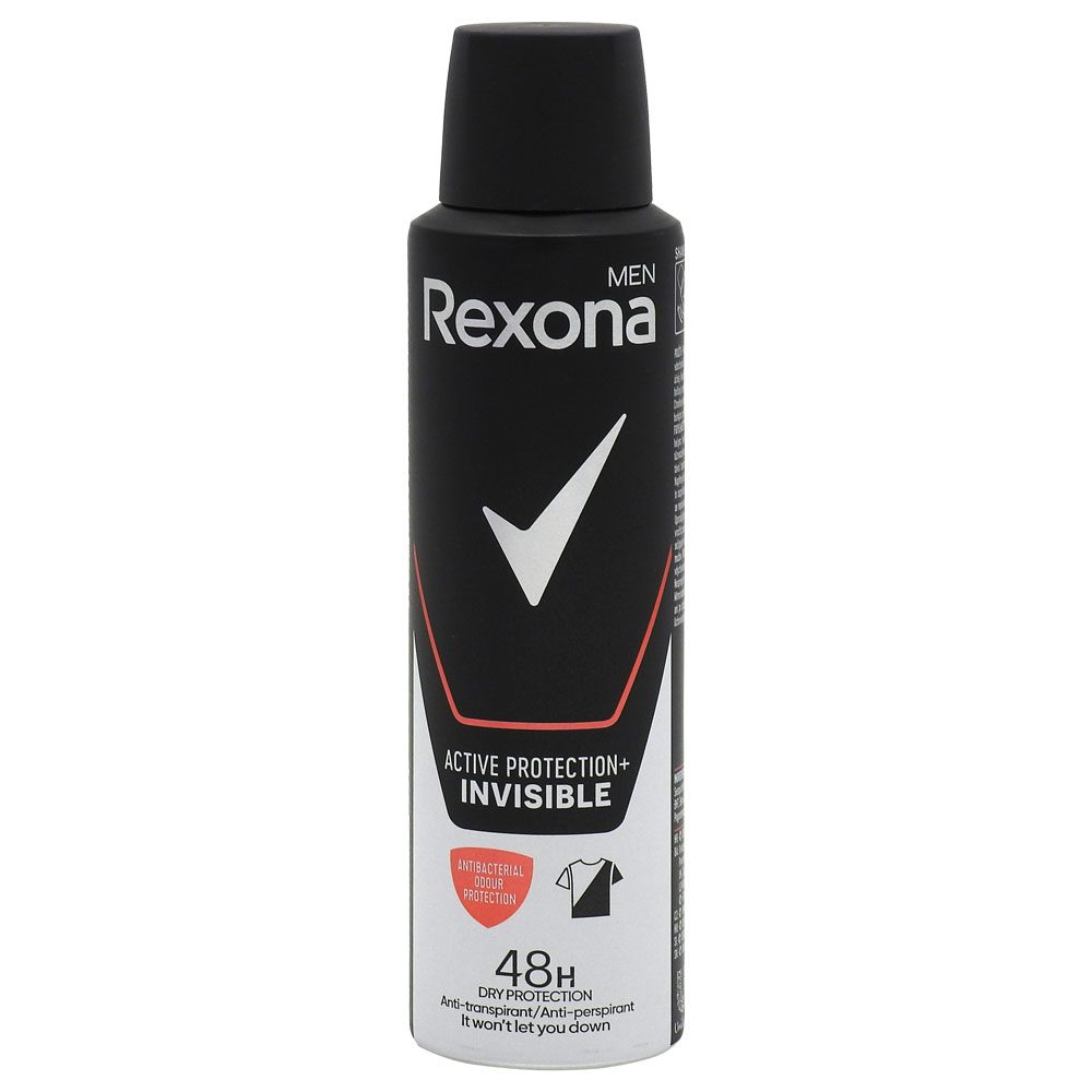 Antiperspirant Deodorant, Rexona, 150 ml Men Invisible Active 1