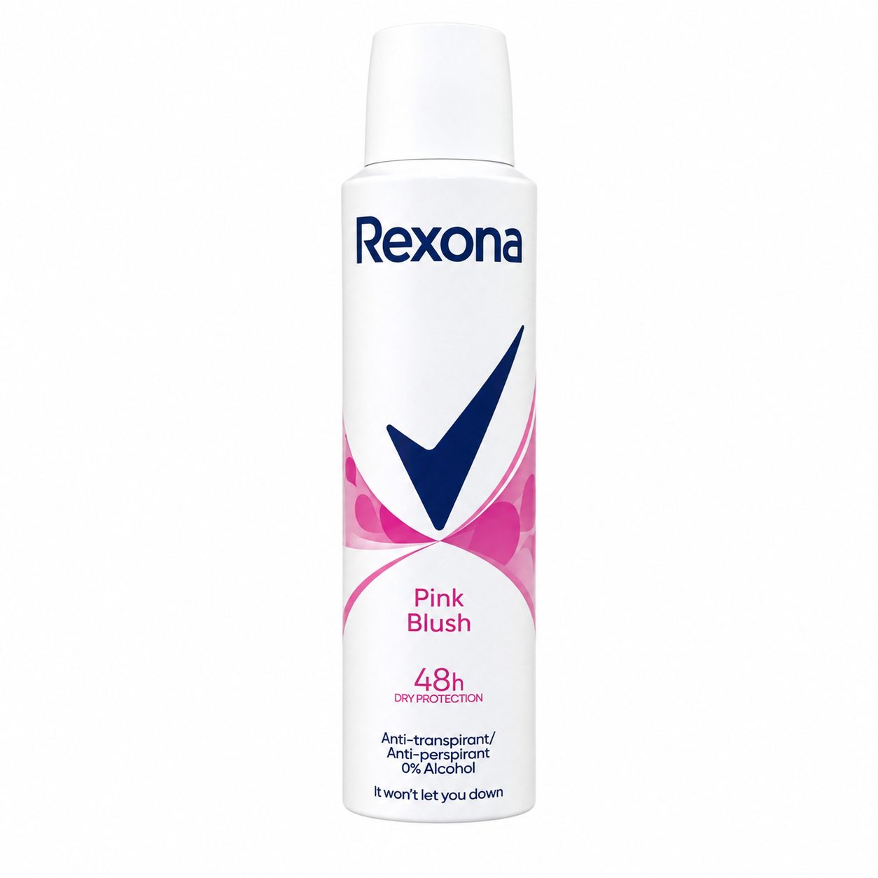 Antiperspirant Deo Spray, REXONA, Pink Blush, 150 ml 1