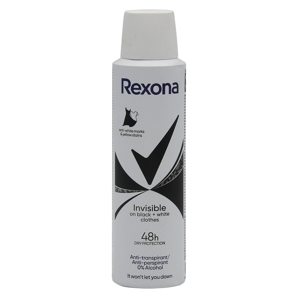 Antiperspirant Deodorant, Rexona, 150 ml Invisible Bw 1