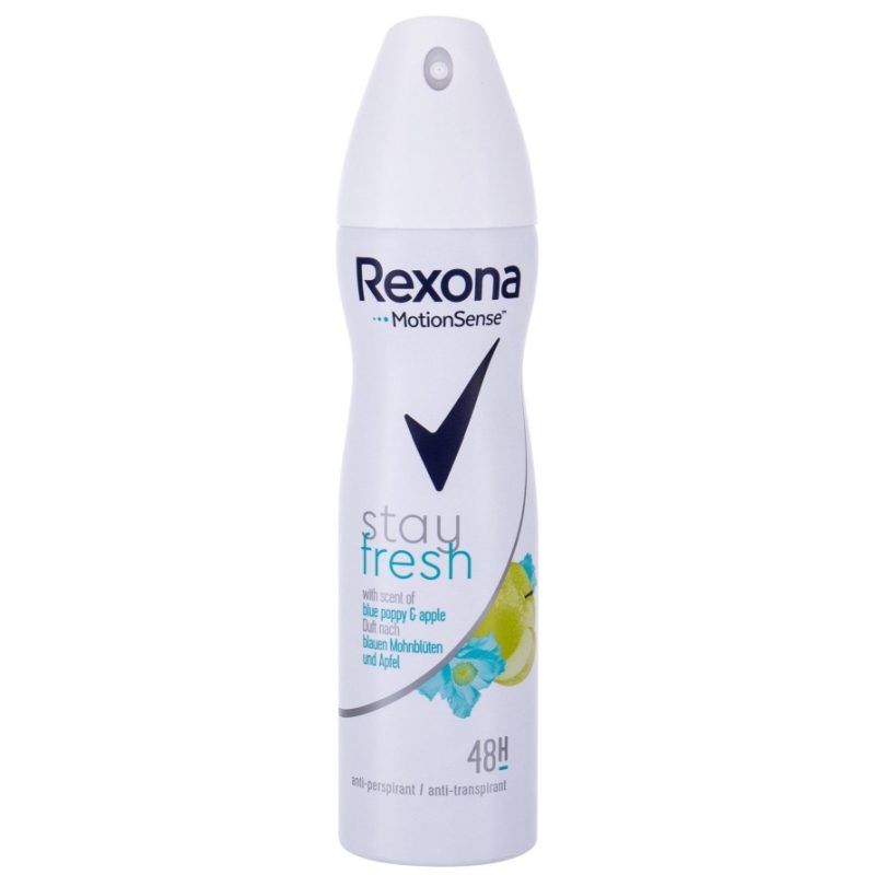 Antiperspirant Deodorant, Rexona, 150 ml Blue Poppy Apple 1
