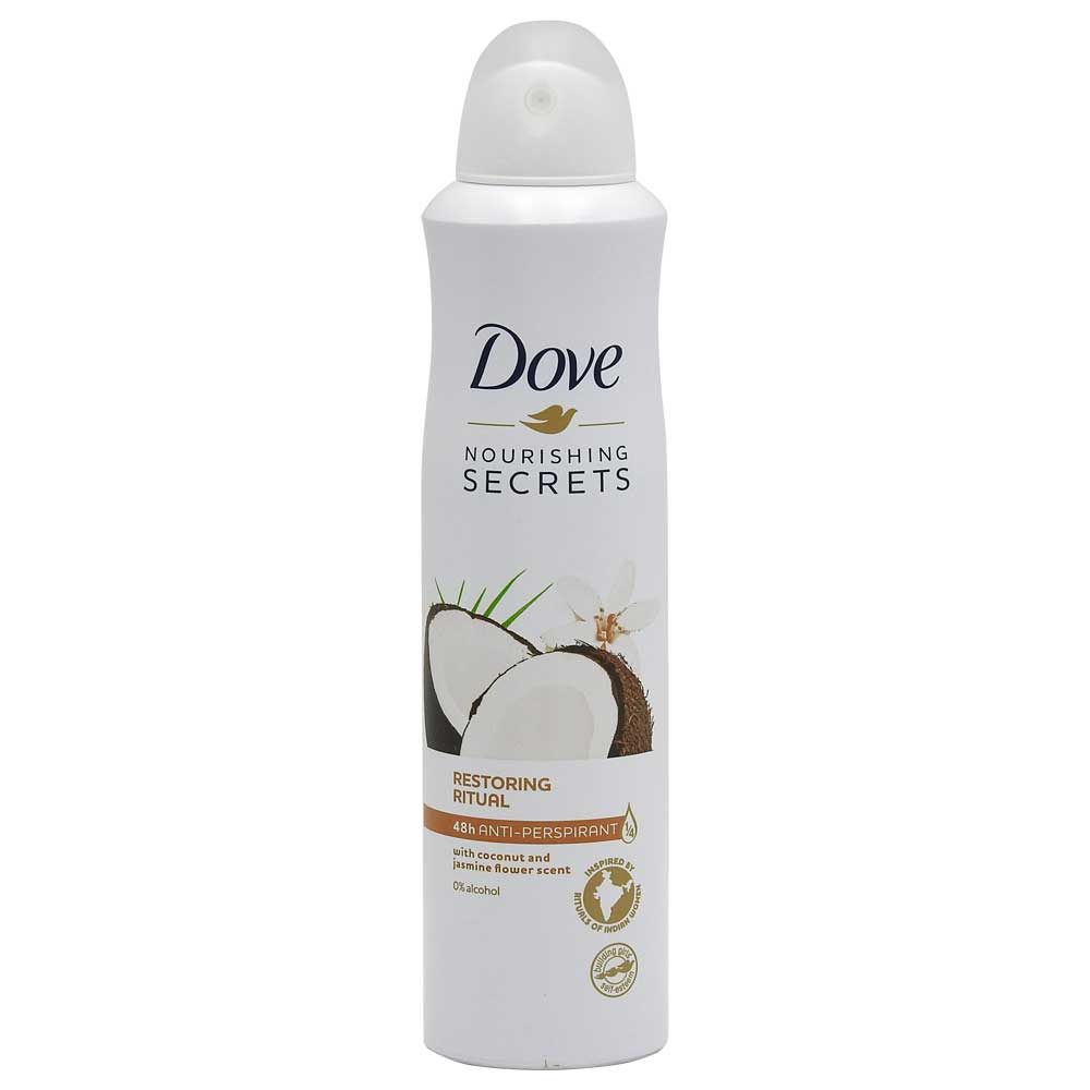 Antiperspirant Deodorant, Dove, 250 ml Restoring Ritual Coconut 1