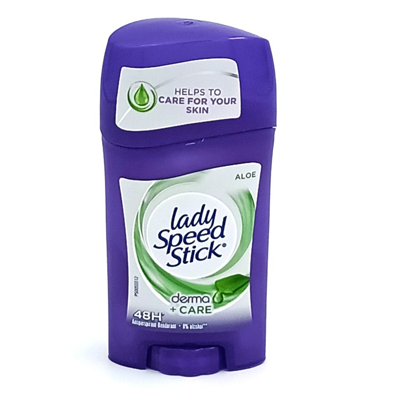 Antiperspirant Stick, Lady Speed Stick, 40 g Derma Care Aloe 1