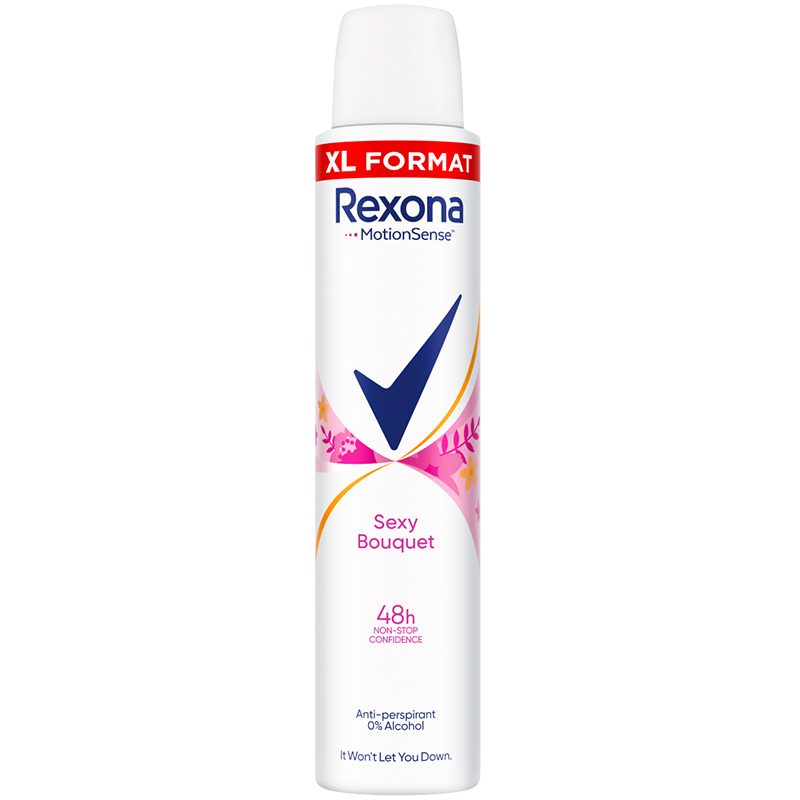 Antiperspirant Deodorant, Rexona, 200 ml Sexy Bouquet 1