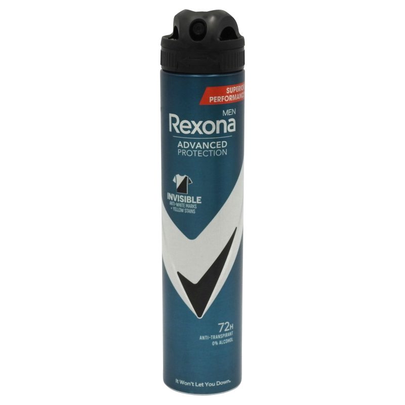 Antiperspirant Deodorant, Rexona, 200 ml Men Advanced Protection Invisible 72H 1