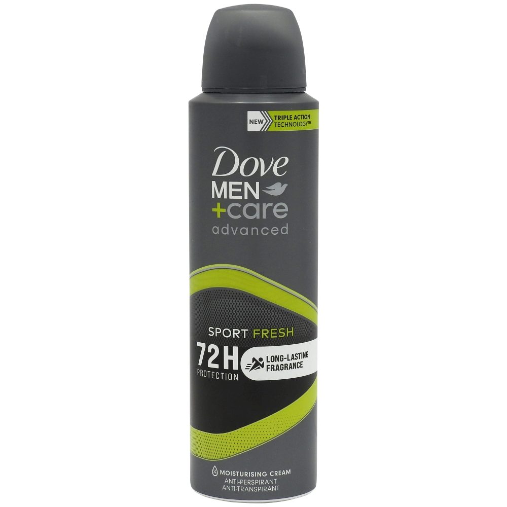 Antiperspirant Deodorant, Dove, 150 ml Men Advanced Sport Fresh 1