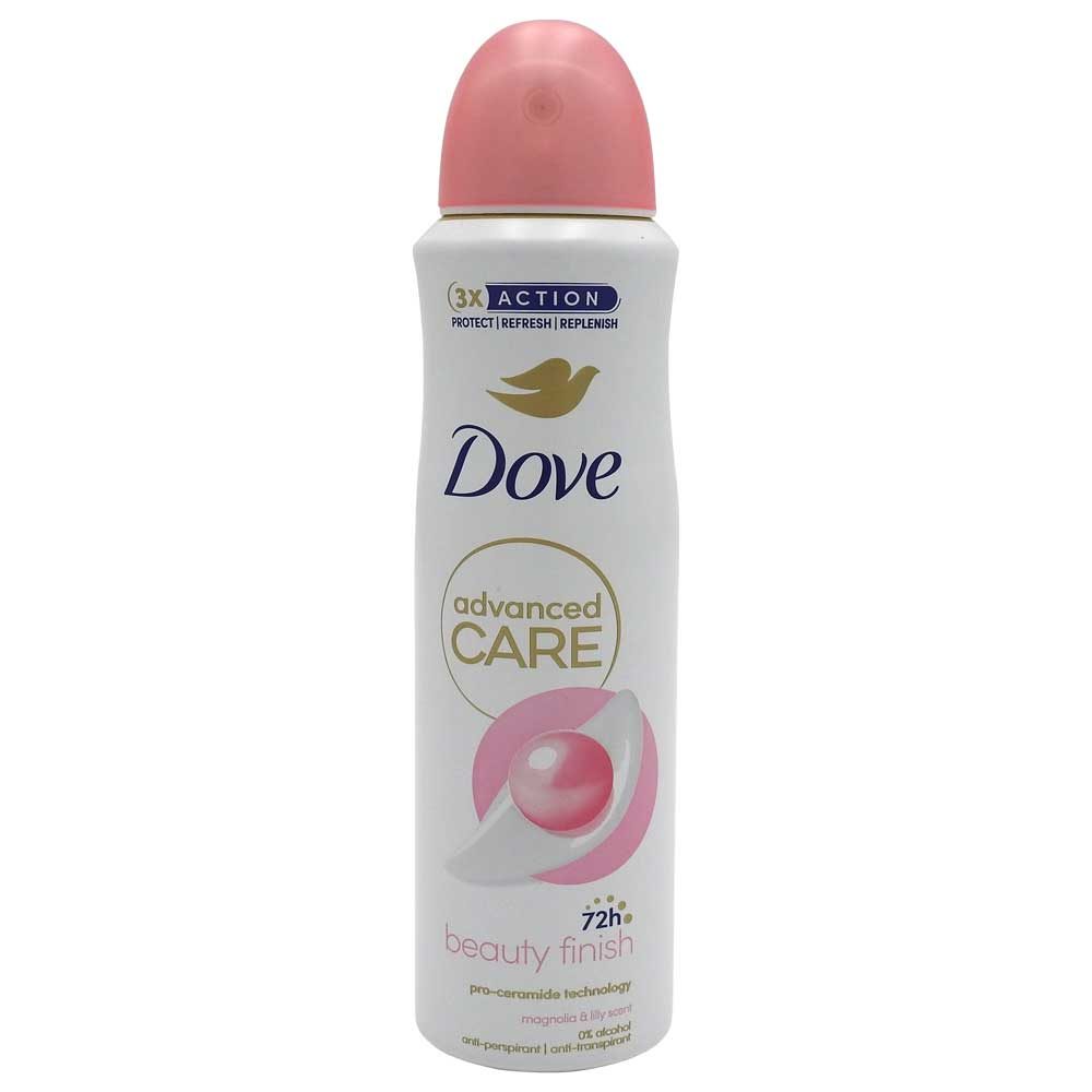 Antiperspirant Deodorant, Dove, 150 ml Advanced Care Beauty Finish 1