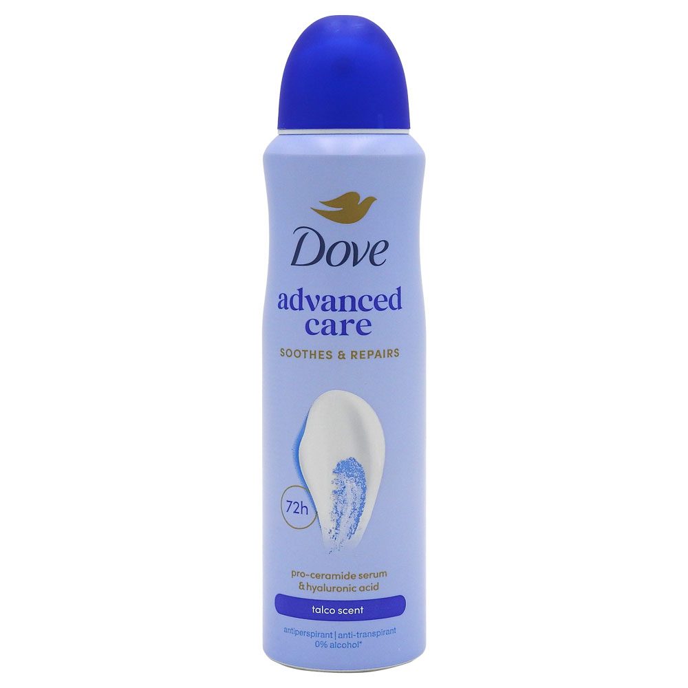 Antiperspirant Deodorant, Dove, 150 ml Advanced Care Talco 1