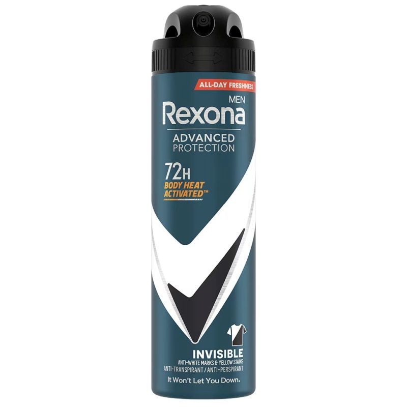 Antiperspirant Deodorant, Rexona, 150 ml Men Advanced Protection Invisible 1