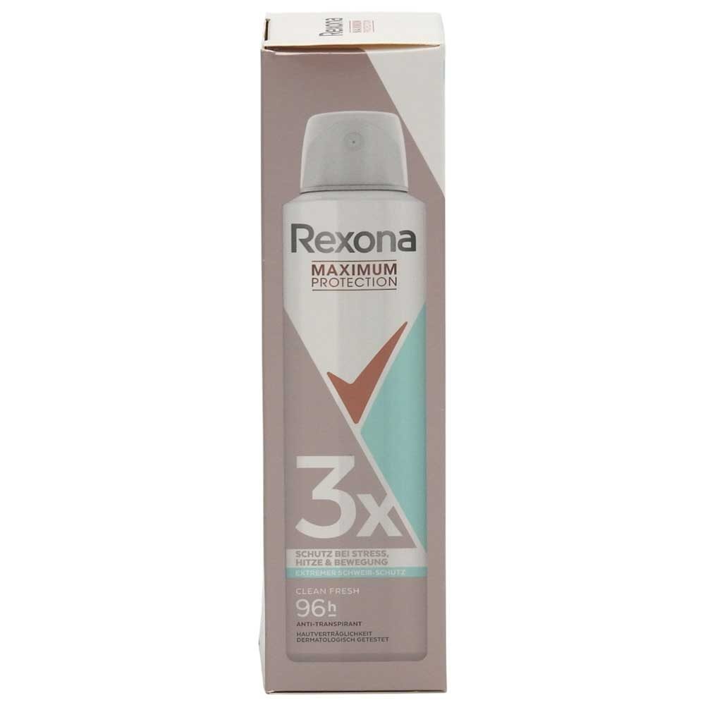 Antiperspirant Deodorant, Rexona, Maximum Protection 150 ml Clean Fresh 1