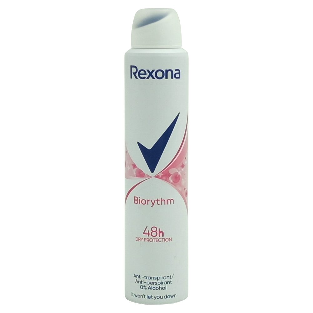 Antiperspirant Deodorant, Rexona, 200 ml Biorythm 1