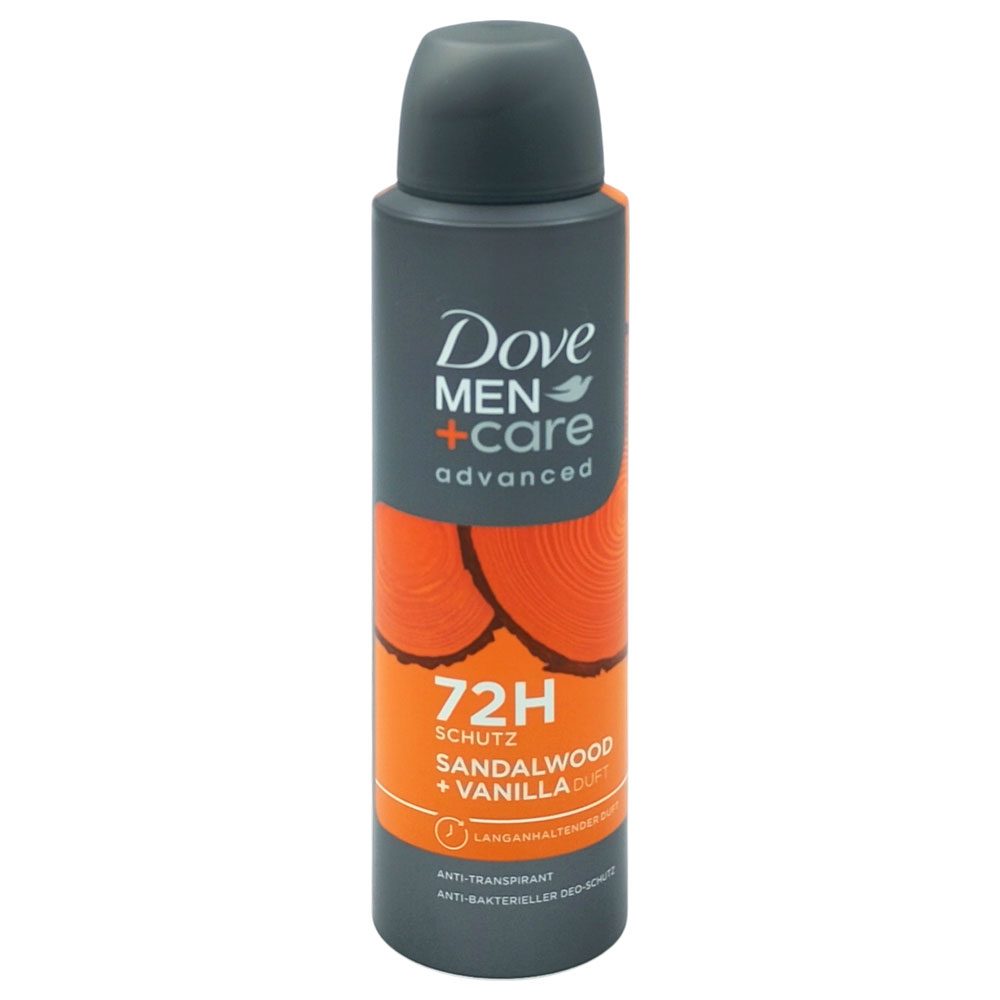 Antiperspirant Deodorant, Dove, 150 ml Men Advanced Care Sandalwood Vanilla 1