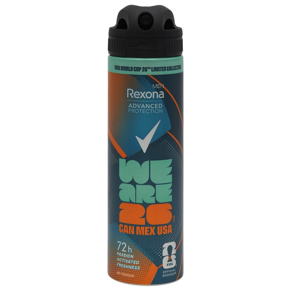 Antiperspirant Deodorant, Rexona, 150 ml Men Advanced Ultra Fresh Fifa 1
