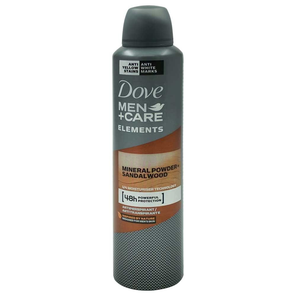 Antiperspirant Deodorant, Dove, 250 ml Men Care Mineral Powder Sandalwood 1