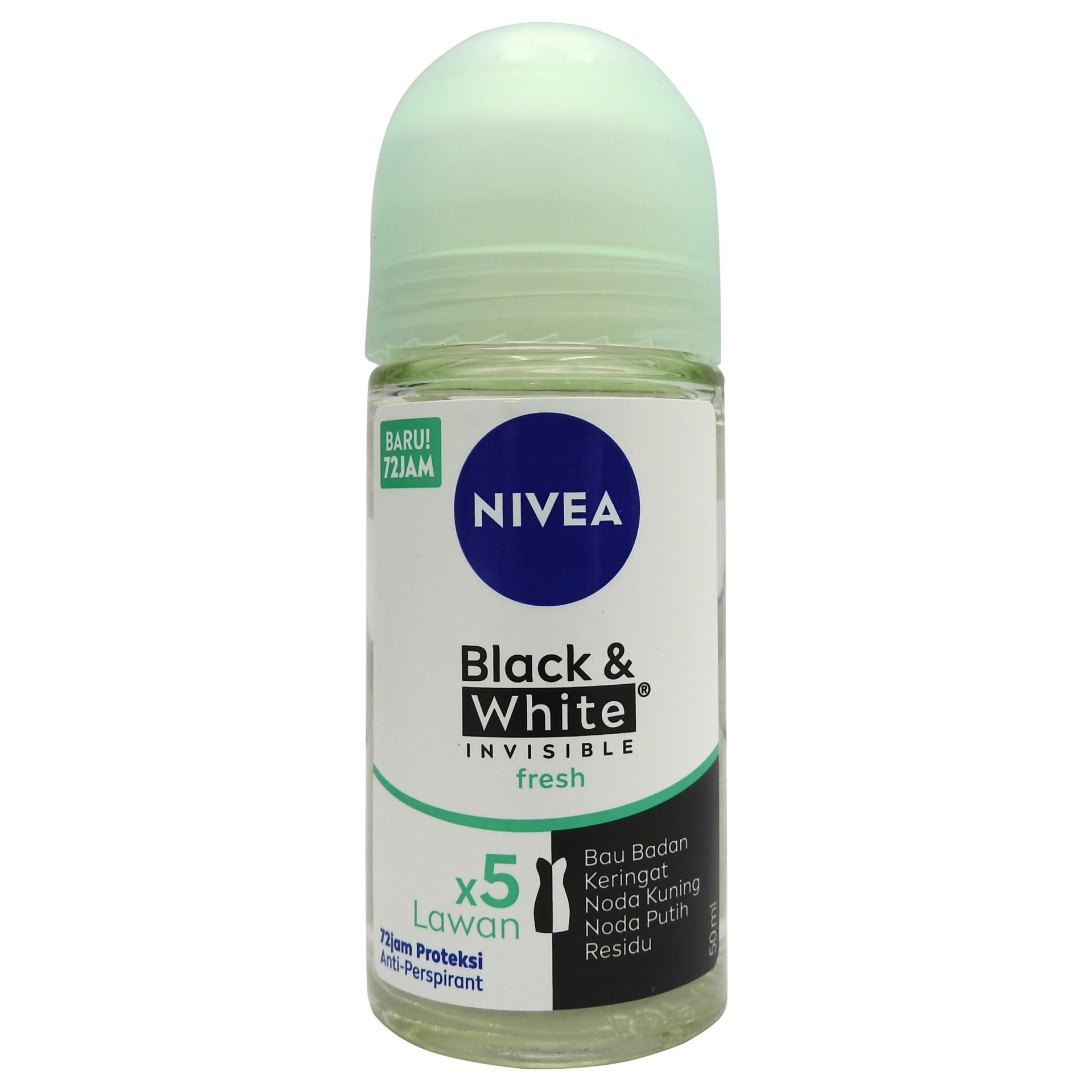 Antiperspirant Roll-On, Nivea, 50 ml Invisible Bw Fresh 1