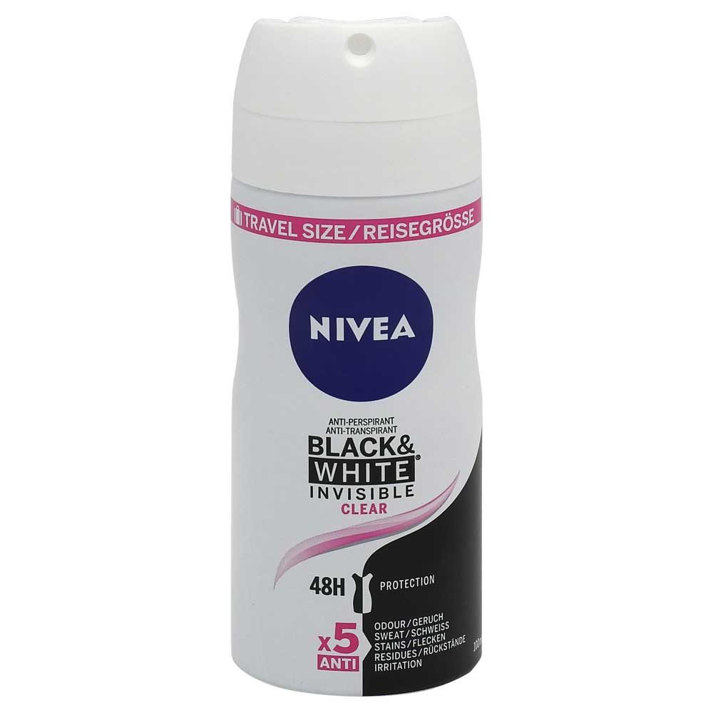 Antiperspirant Deodorant, Nivea, 100 ml Invisible Bw Clear 1