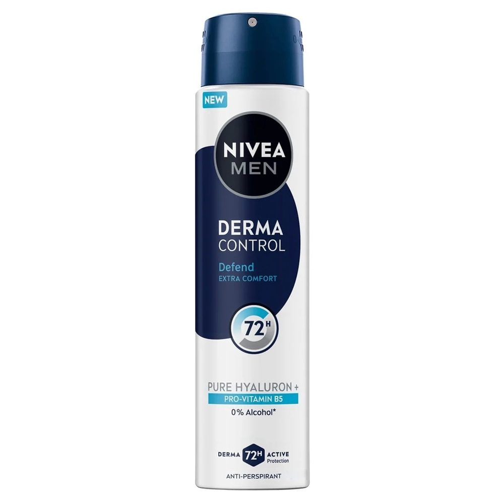 Antiperspirant Deodorant, Nivea, 150 ml Men Derma Control Defend 1