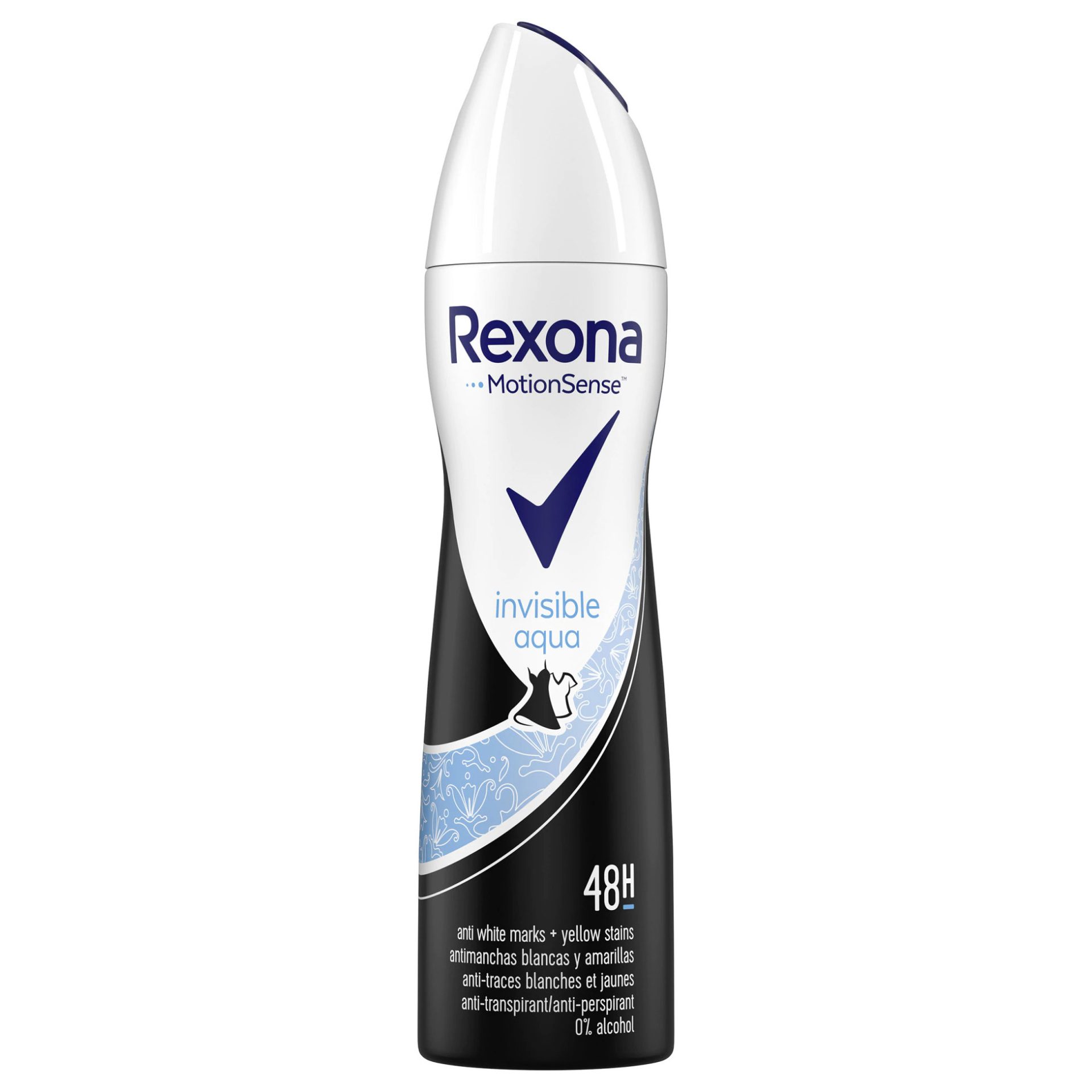 Antiperspirant Deodorant, Rexona, 150 ml Invisible Aqua 1