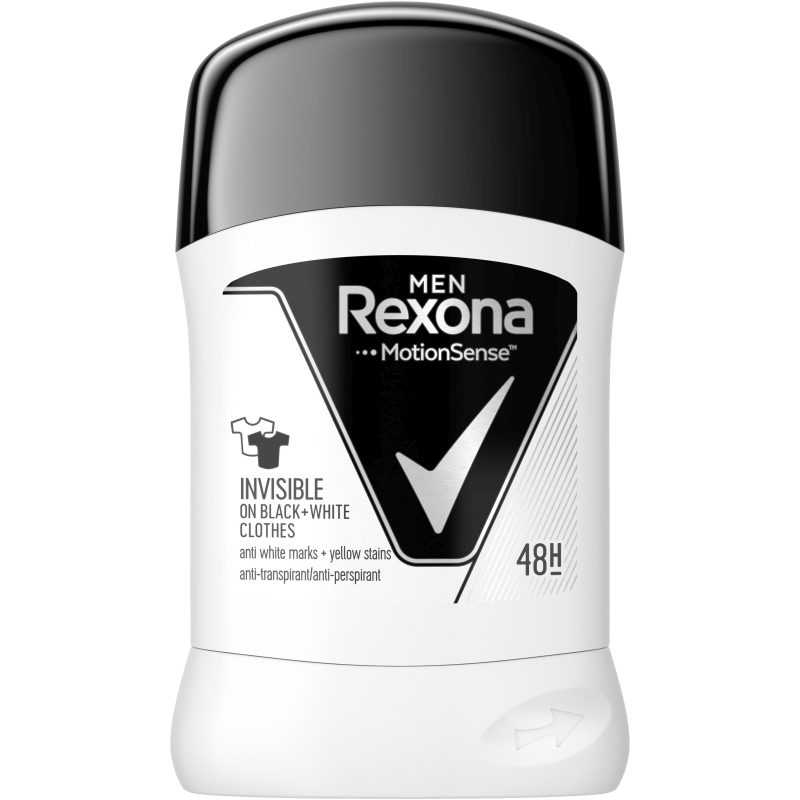 Antiperspirant Stick, Rexona, 50 ml Men Invisible Bw 1