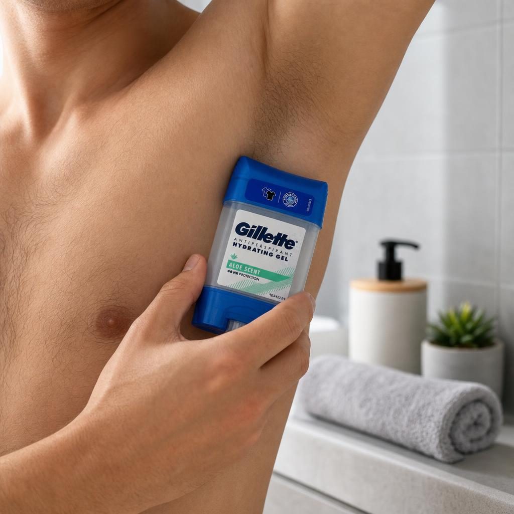 Antiperspirant Stick, Gillette, Gel 70 ml Men Aloe
