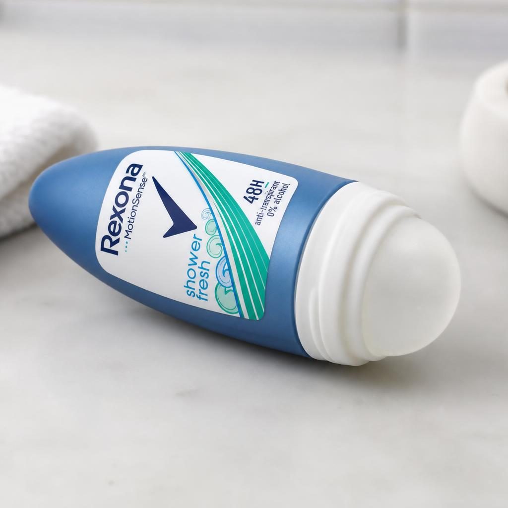 Antiperspirant Roll-On, Rexona, 50 ml, Shower Fresh