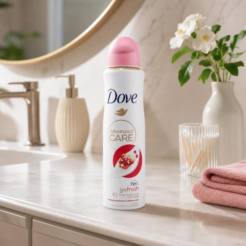 Antiperspirant Deodorant, Dove, 150 ml Advanced Care Pomegranate Lemon Verbena Scent