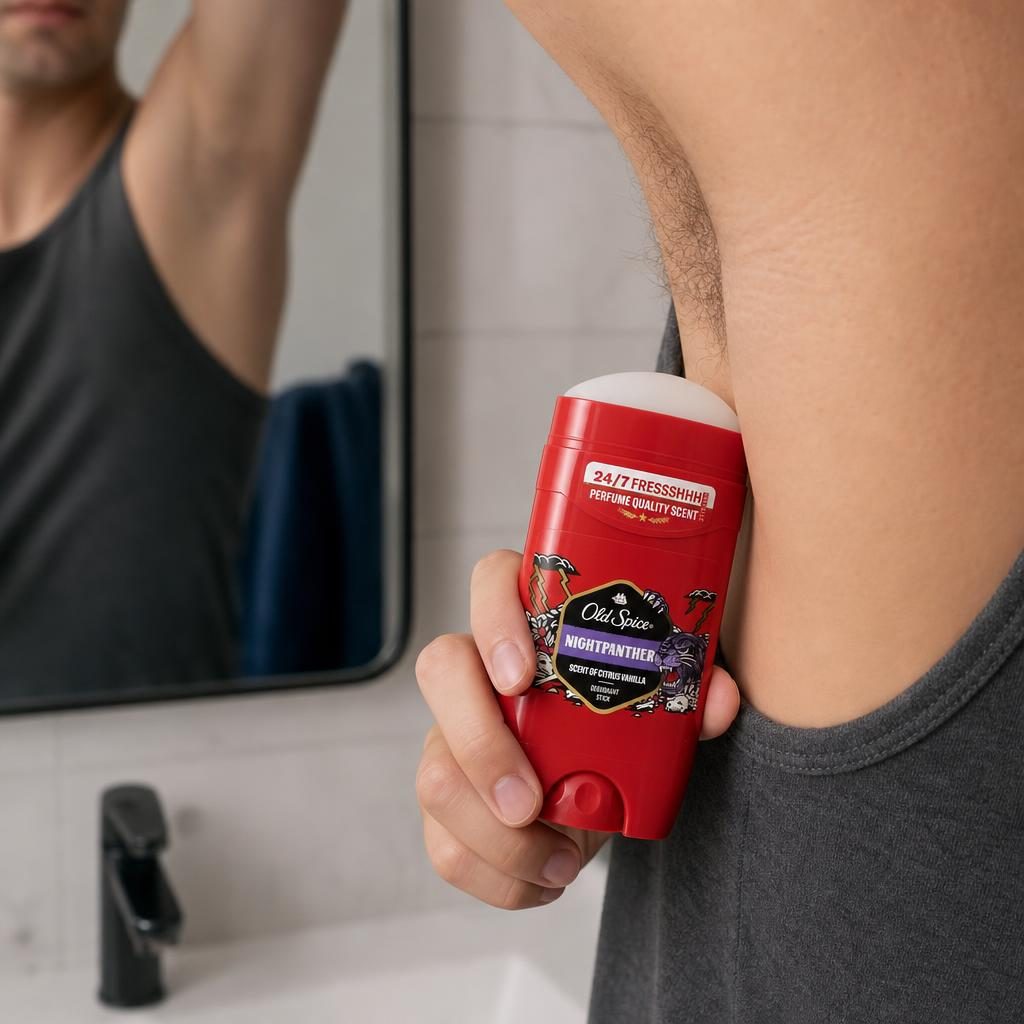 Antiperspirant Stick, Old Spice, 65 ml Nightpanthera