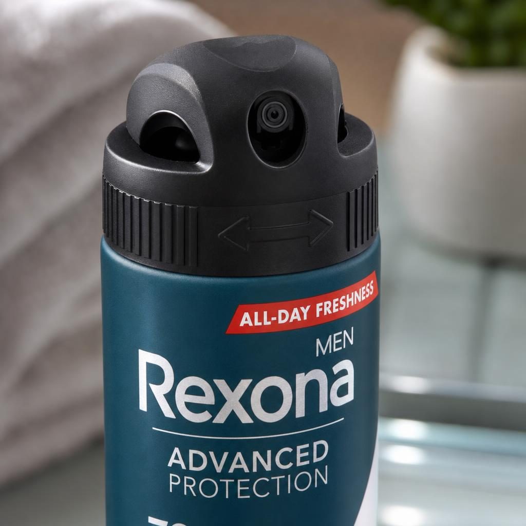 Antiperspirant Deodorant, Rexona, 150 ml, for Men, Advanced Protection Invisible