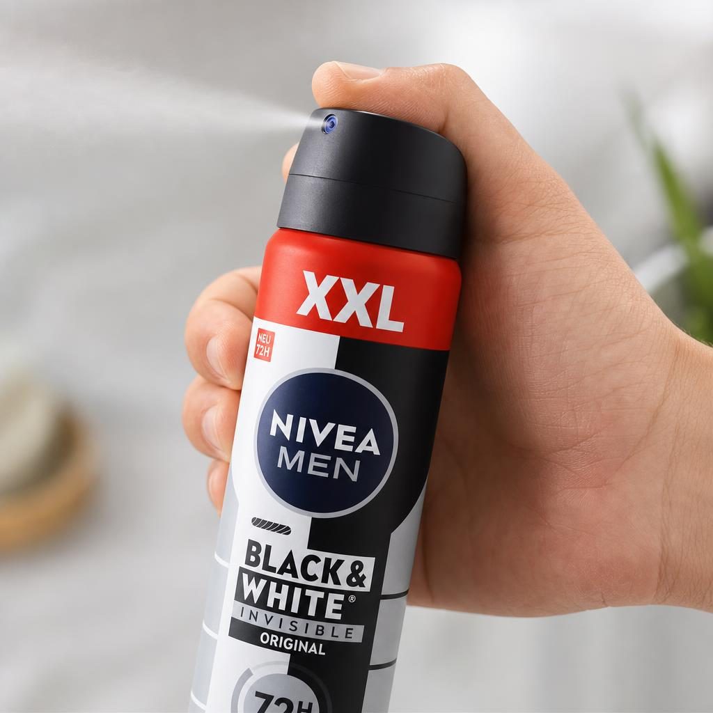 Antiperspirant Deodorant, Nivea, 250 ml Men Invisible Bw Original
