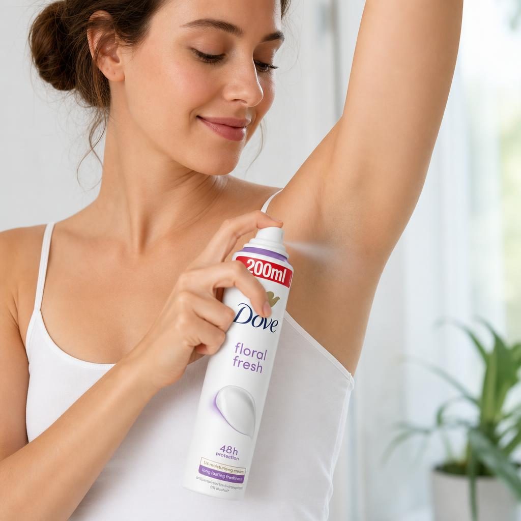 Antiperspirant Deodorant, Dove, 200 ml Floral Fresh