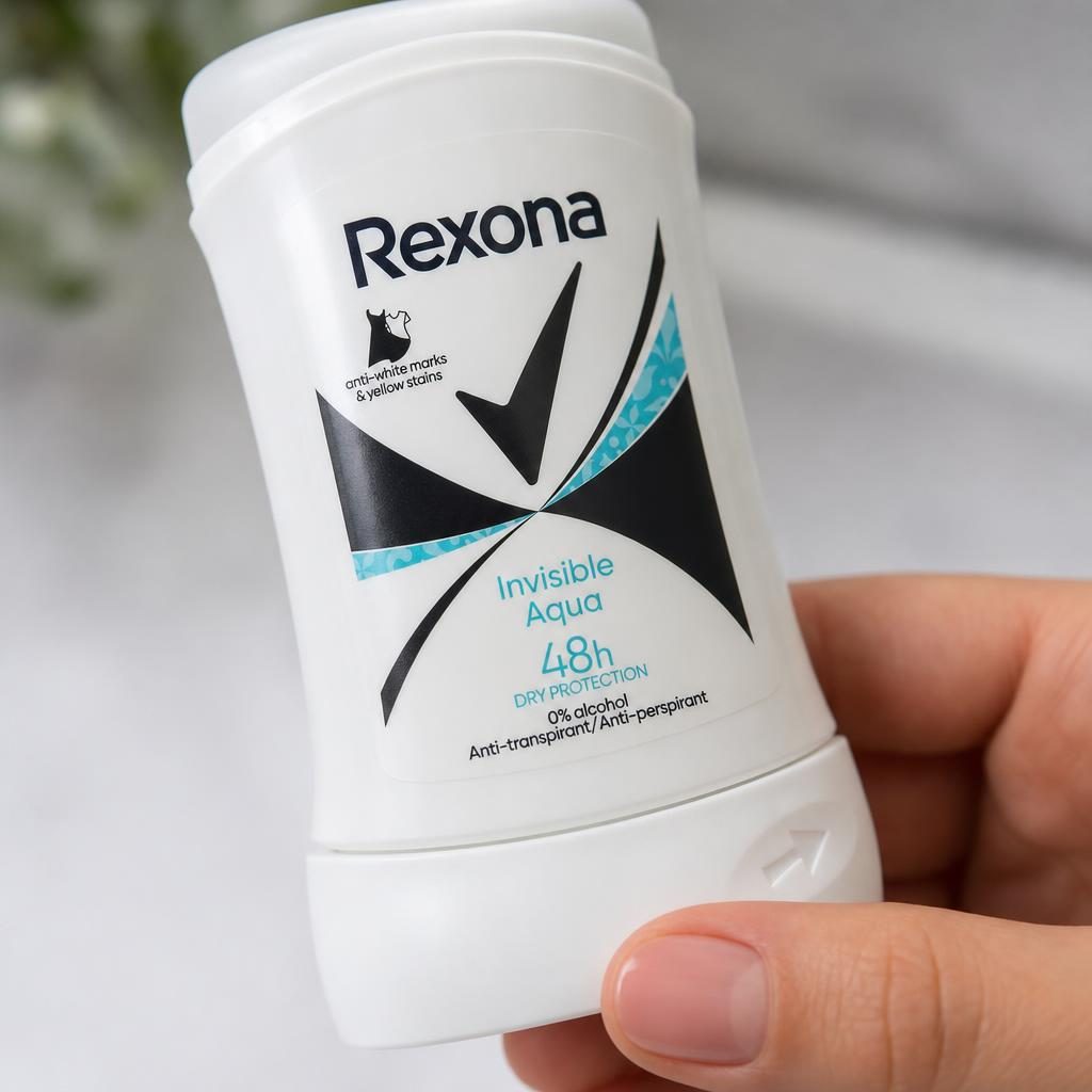 Antiperspirant Stick, Rexona, 50 ml Invisible Aqua