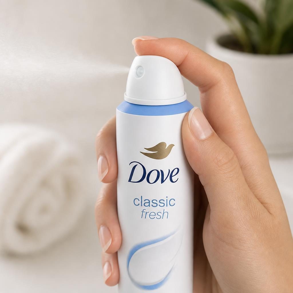Antiperspirant Deodorant, Dove, for Women,150 ml, Classic Fresh