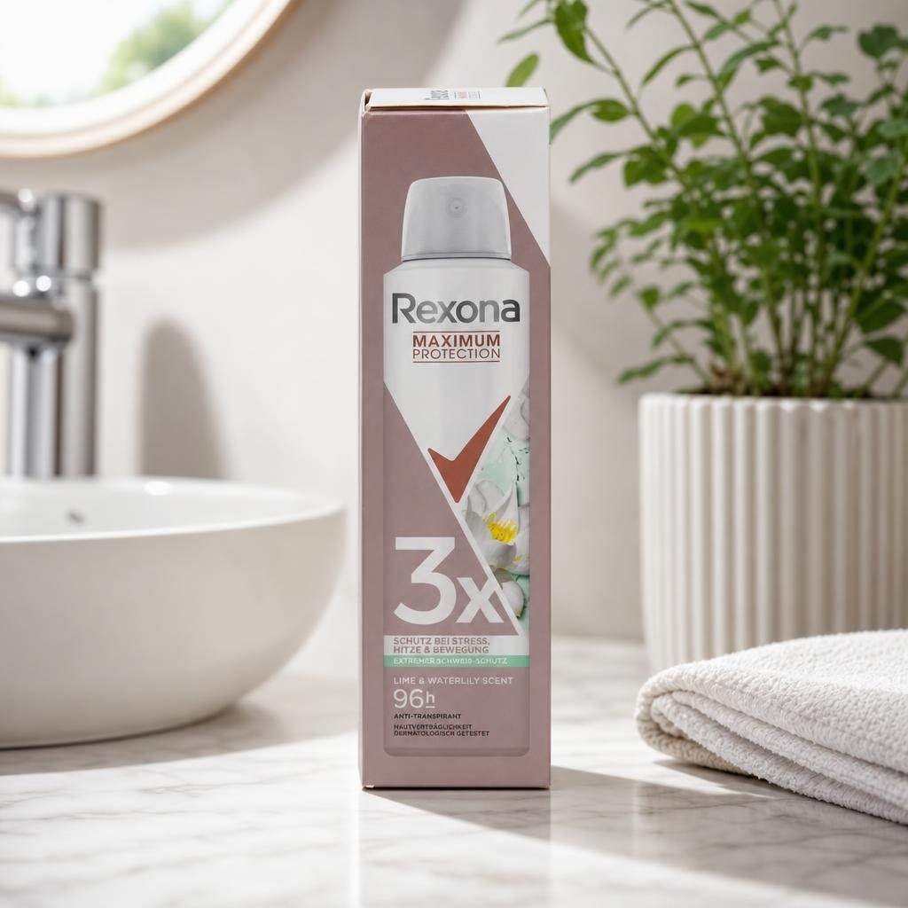 Antiperspirant Deodorant, Rexona, Maximum Protection 150 ml Lime si Waterlily Scent