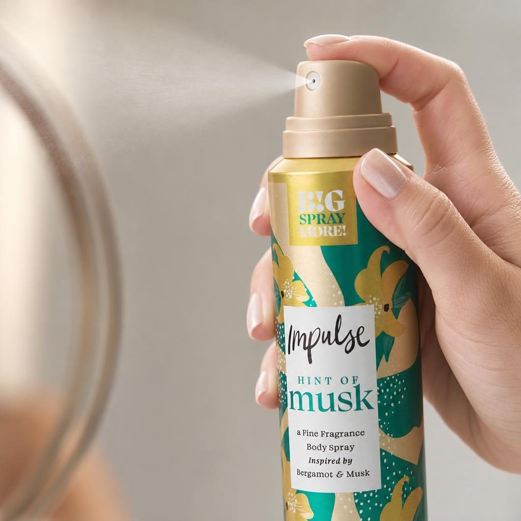 Deodorant, Impulse, 150 ml Hint Of Musk
