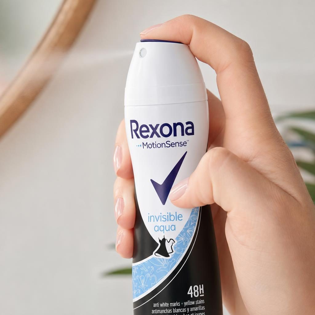 Antiperspirant Deodorant, Rexona, 150 ml Invisible Aqua