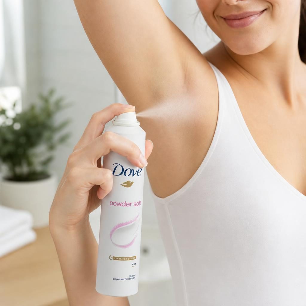 Antiperspirant Deodorant, Dove, 200 ml Powder Soft