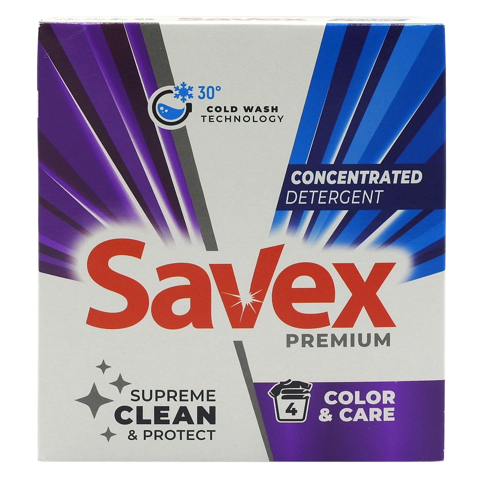 Detergent pentru Rufe Automat, Savex, 320 g Color Care 4 spalari 1