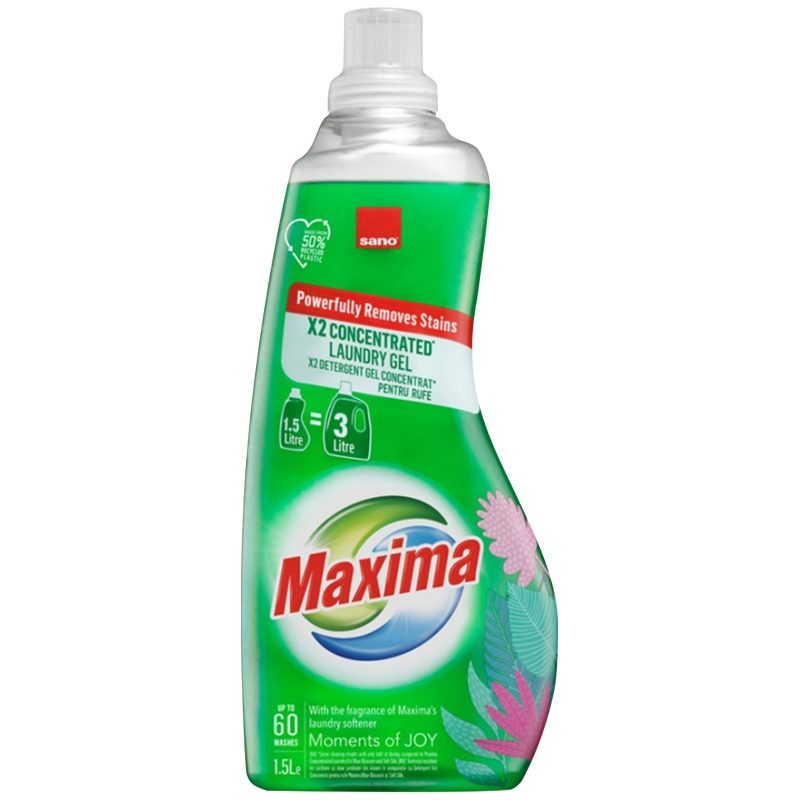 Detergent Lichid, Sano Maxima, 1.5 L Moments Of Joy 60 spalari