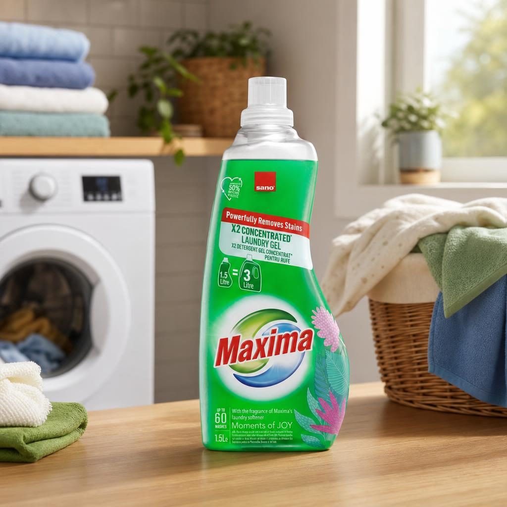 Detergent Lichid, Sano Maxima, 1.5 L Moments Of Joy 60 spalari