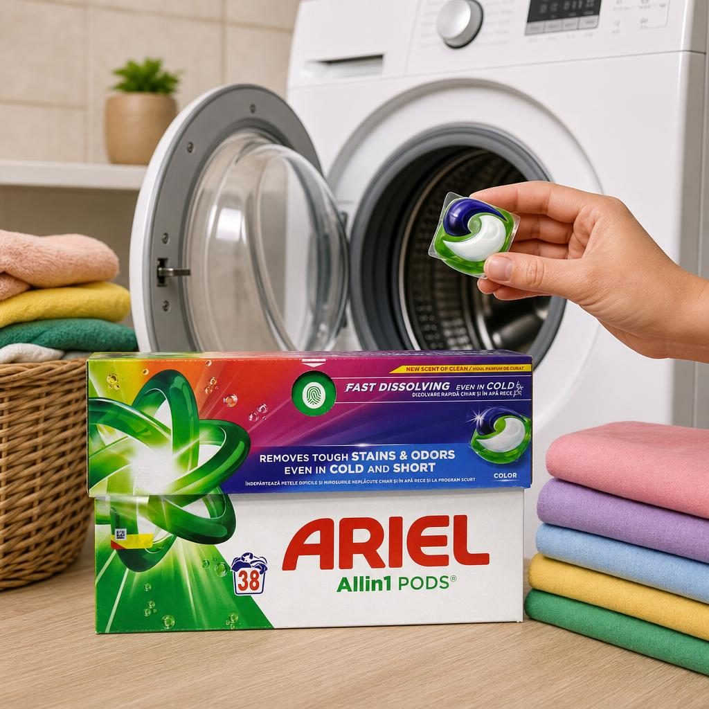 Ariel Detergent Capsule 38 buc Color 3in1