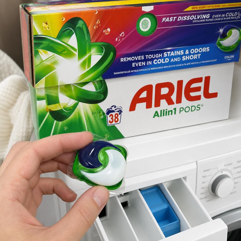 Ariel Detergent Capsule 38 buc Color 3in1