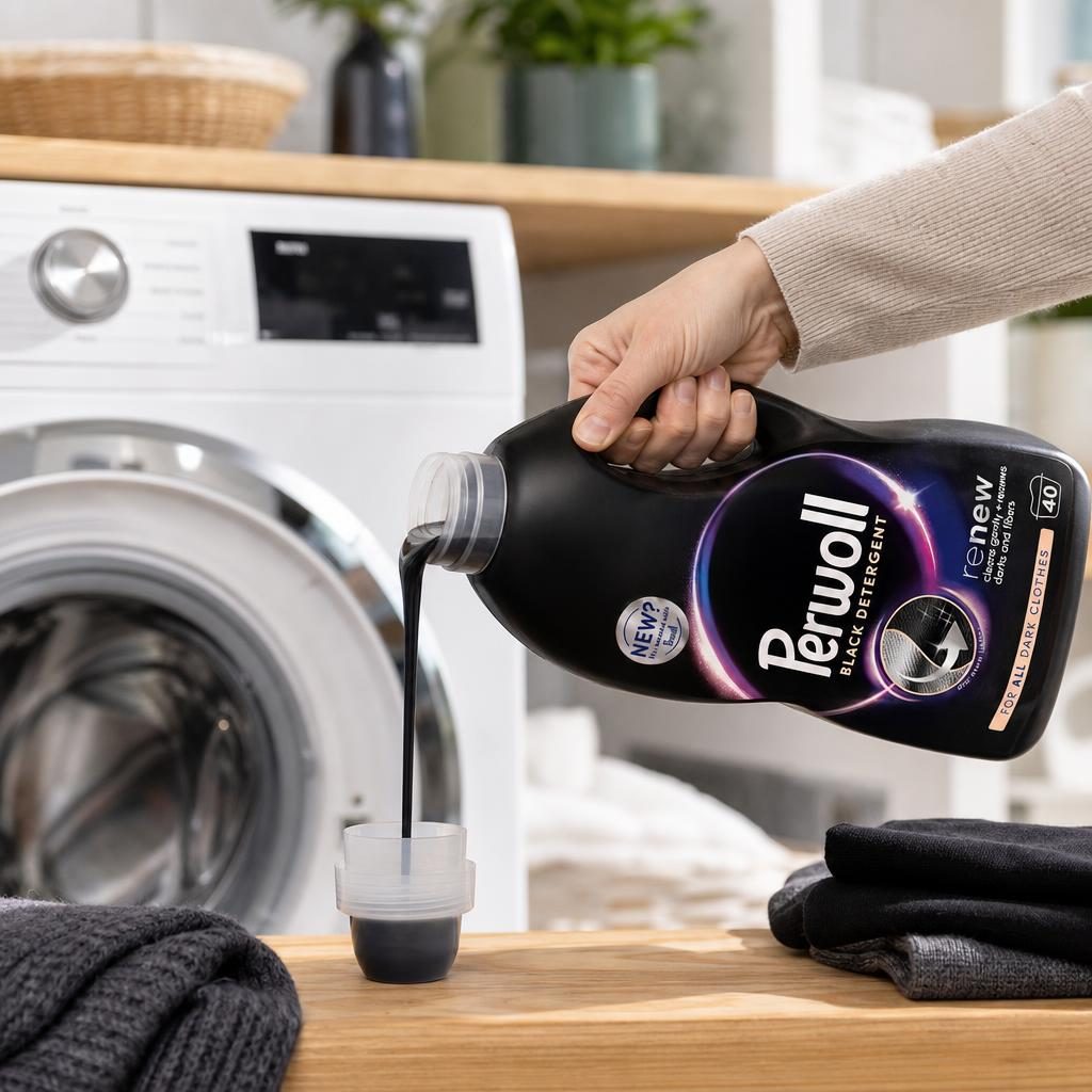Detergent Lichid, Perwoll, 2 L Renew Black 40 spalari
