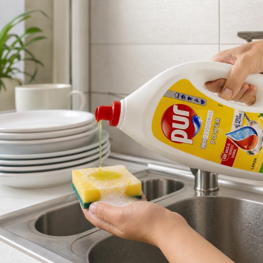 Pur Detergent Vase Lichid 4 L Power Lemon