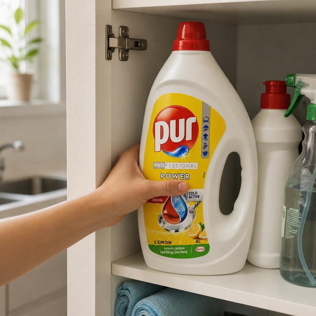 Pur Detergent Vase Lichid 4 L Power Lemon
