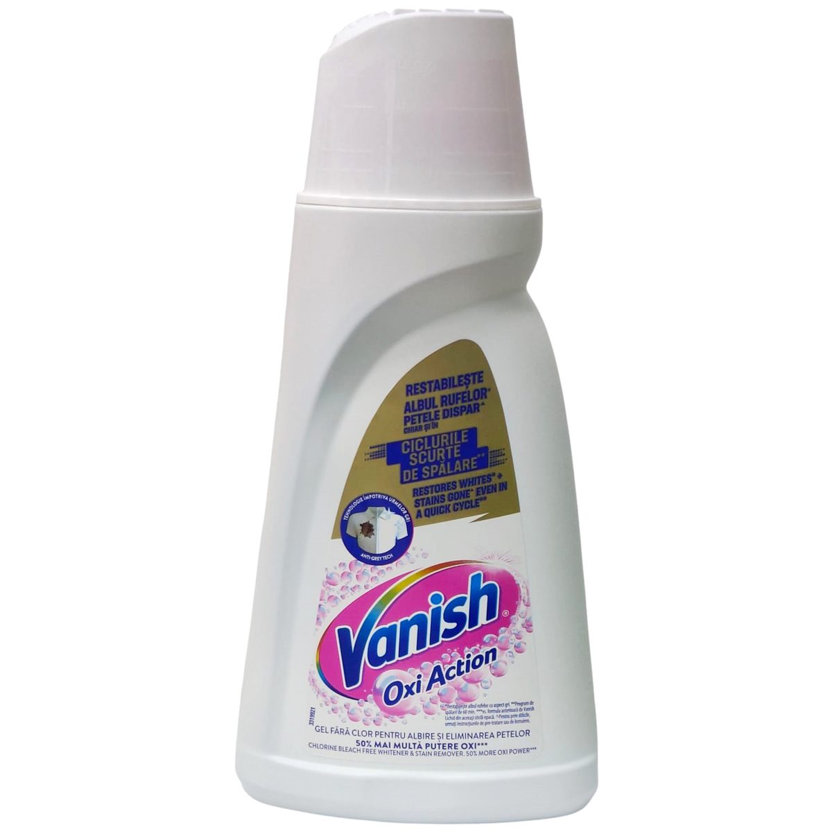 Solutie Lichida pentru Pete, VANISH, White, 1 L 2