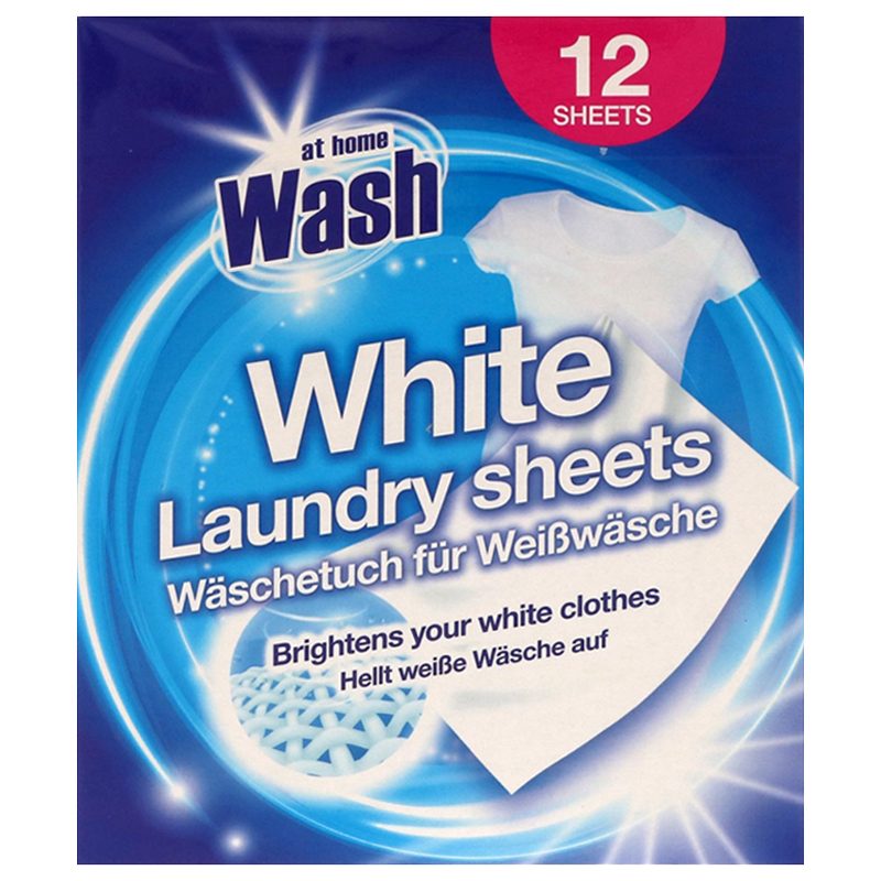 Servetele Captatoare de Culoare pentru Rufe Albe, At Home Wash, 16 Bucati 2