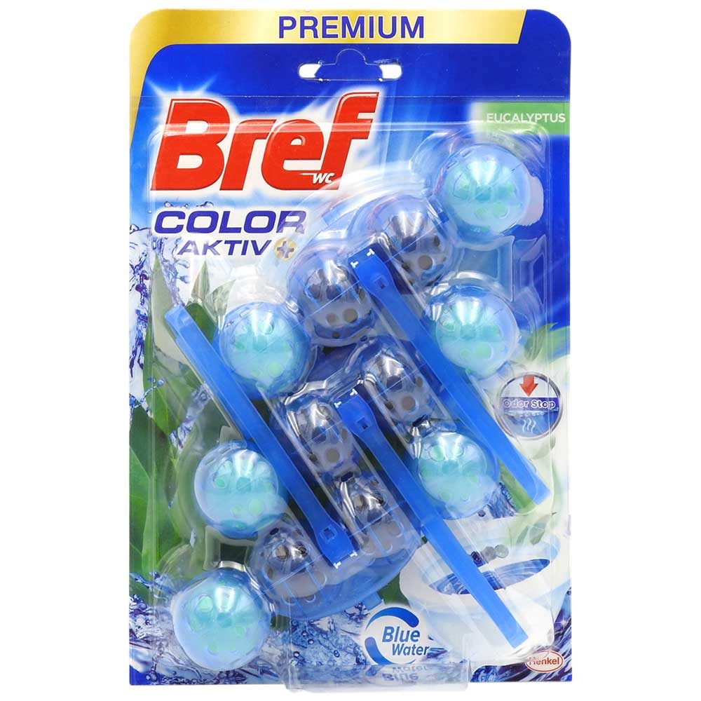 Odorizant WC, Bref, Bile Color Aktiv 3 X 50 g Eucalipt 1