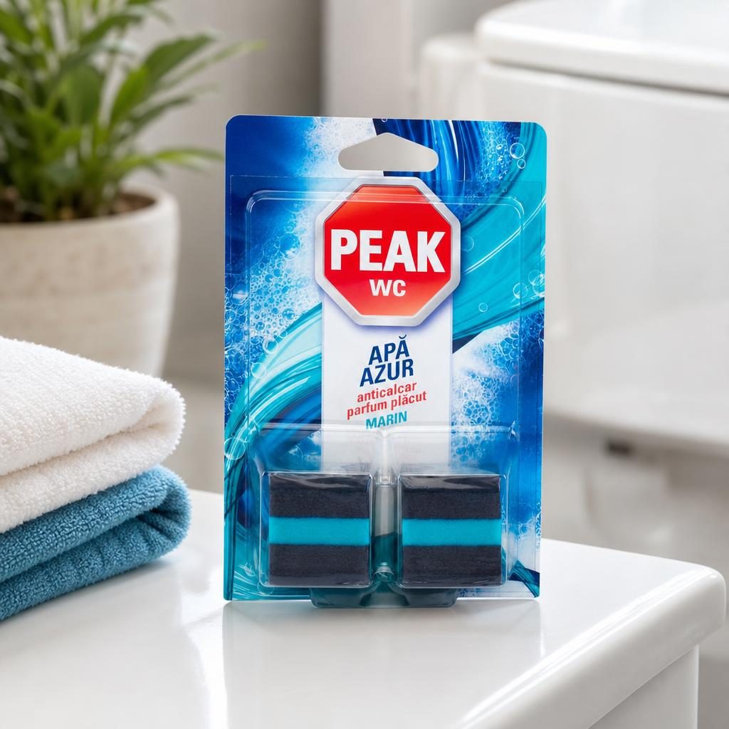 Odorizant WC, Peak, Tablete 2 X 50 g Azur