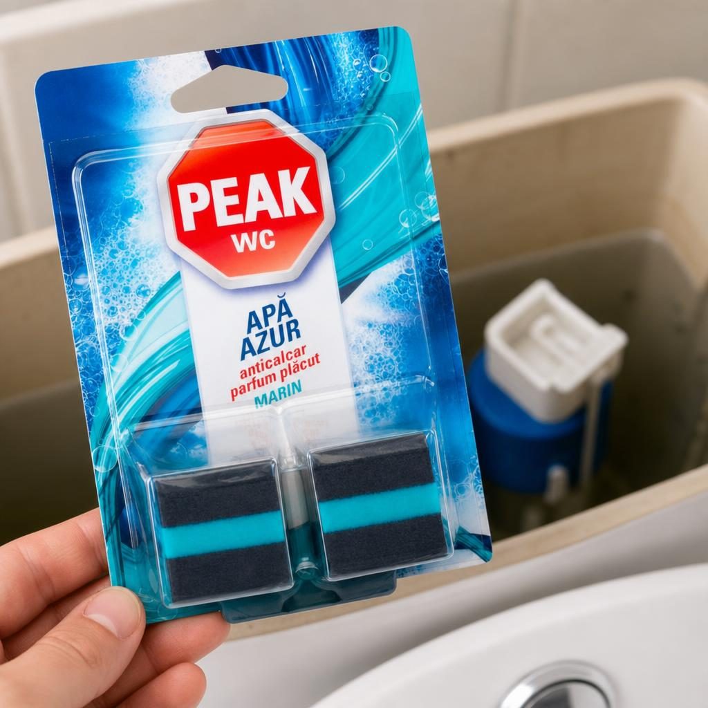 Odorizant WC, Peak, Tablete 2 X 50 g Azur