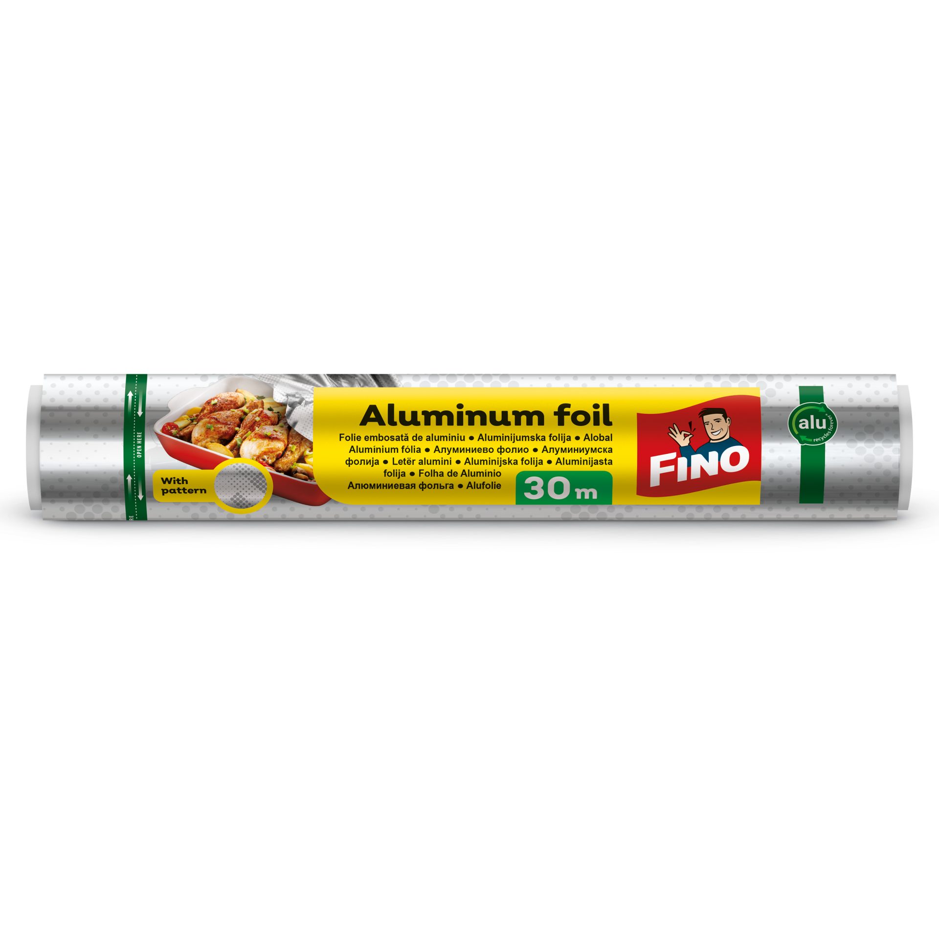 Folie de aluminiu embosată FINO 30 m