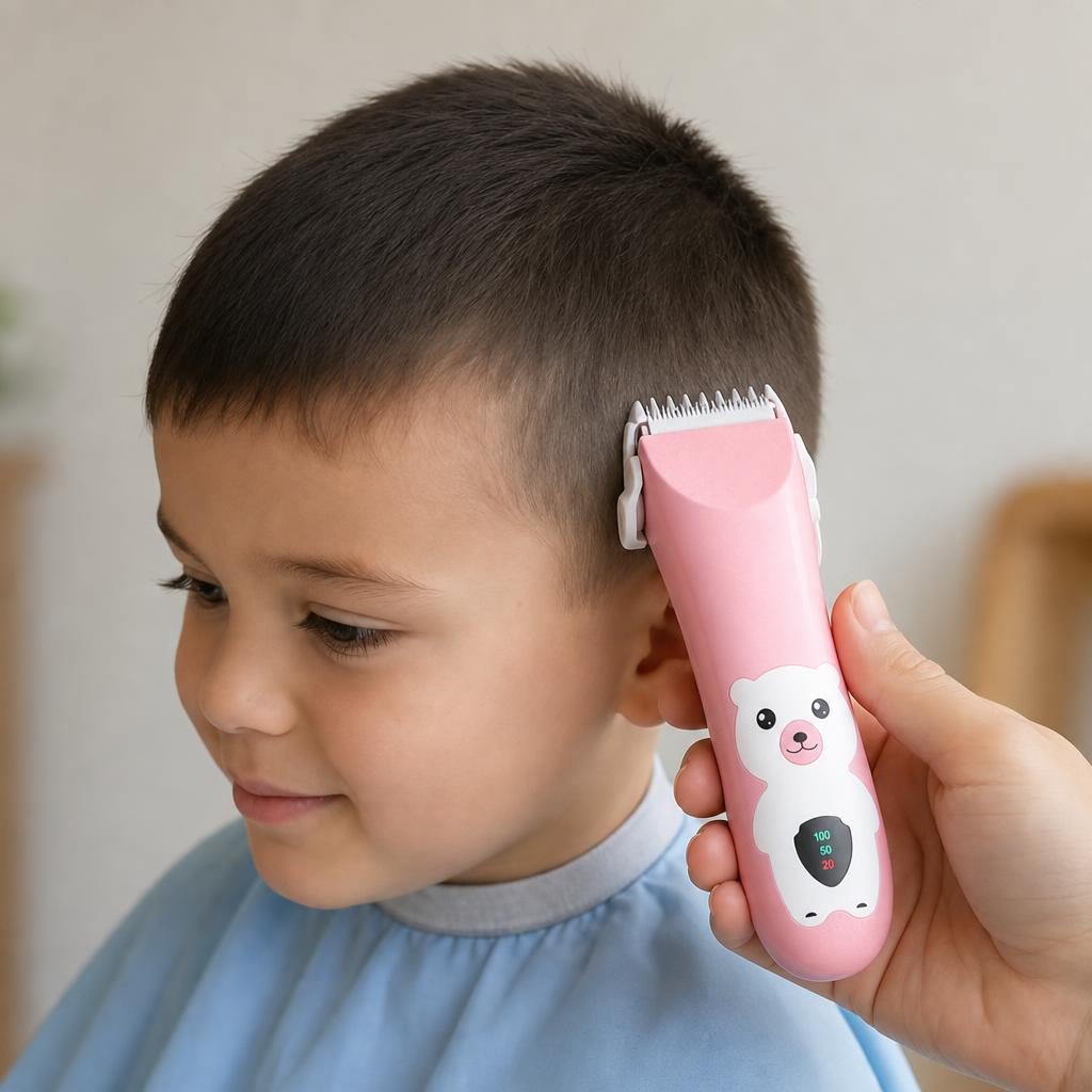 Detalii mașina de tuns Flippy cu display
